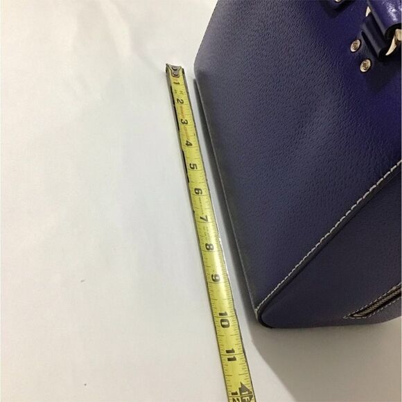 kate spade Alessa Wellesley Leather Satchel Holliday Blue Bag - Picture 14 of 15